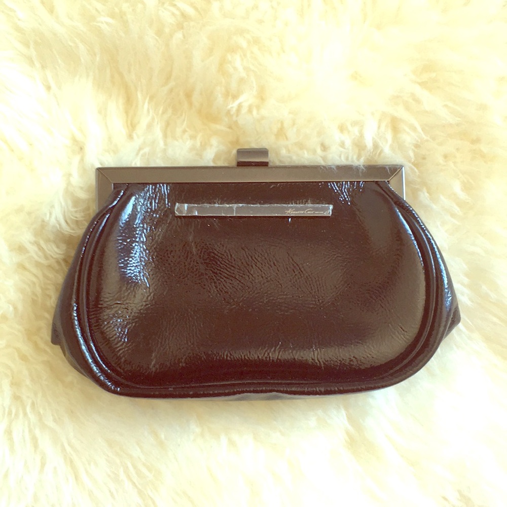 NWOT Patent Leather Kenneth Cole Clutch